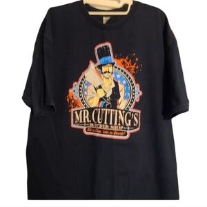 Gangs of New York " Mr Cuttings Butcher Shop" Graphic T-Shirt size XL